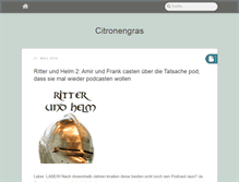 Tablet Screenshot of citronengras.de